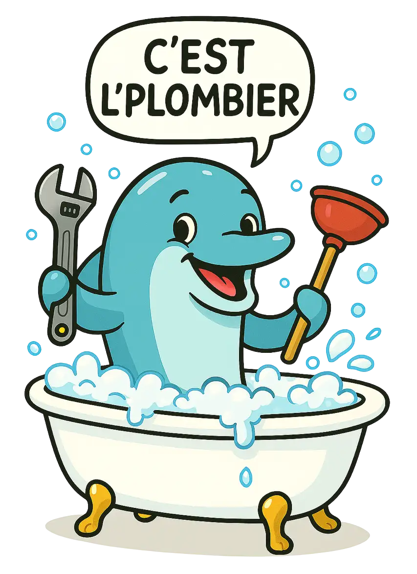 Logo Dauphin Plomberie carré